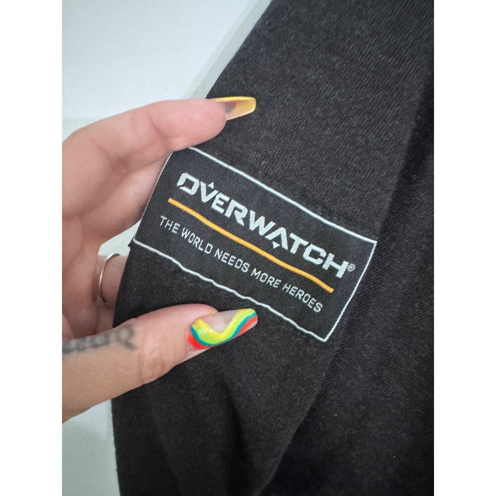 Overwatch fleece bomber jacket size L blizzard entertainment video game anime - Picture 3 of 5